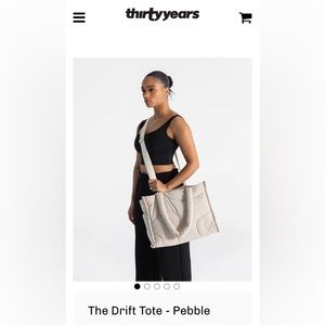 Thirty Years Drift Tote in Pebble!